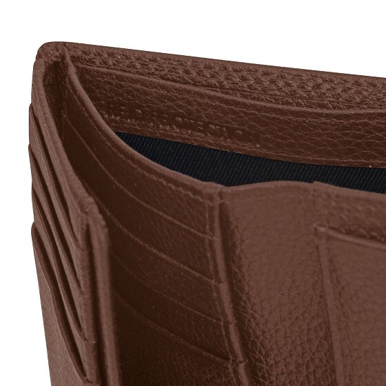 Redolz Cartera Leather Essentials HF de piel RFID desplegable de 9,5 cm