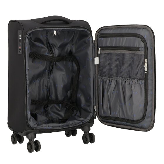 d&n Travel Line 9504 4 ruedas Carro de la cabina S 55 cm