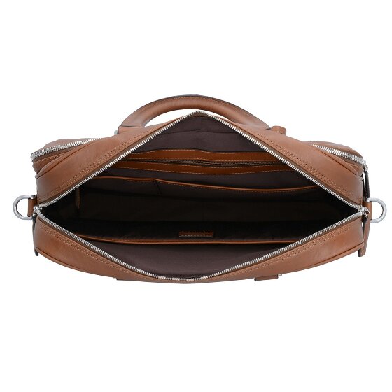 Picard Auténtico maletín de cuero con compartimento para el portátil de 38 cm