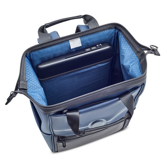 Delsey Paris Turenne Soft Mochila de día Protección RFID 39 cm Compartimento para el portátil