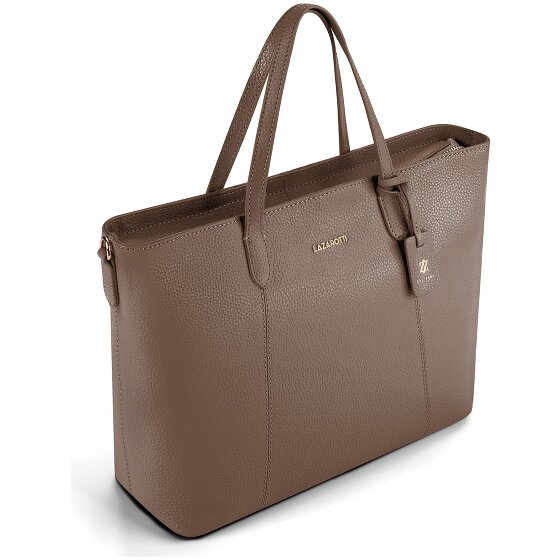 Lazarotti Bolso Shopper Crossbody de piel Bolonia 31 cm