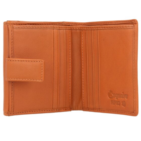Esquire Billetera de cuero RFID Perú 10 cm