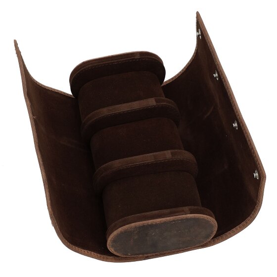 Greenburry Caja reloj vintage cuero 21,5 cm