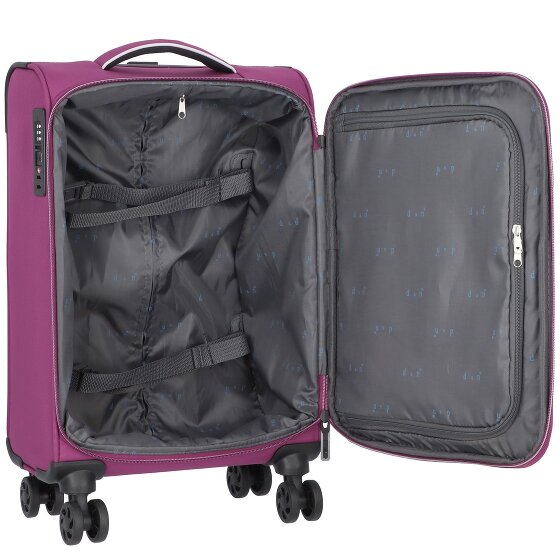 d&n Travel Line 9204 4 ruedas Carro de la cabina 55 cm