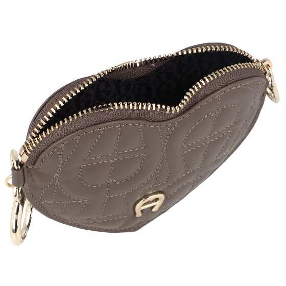 AIGNER Bolsa Diadora etiqueta cuero 12 cm