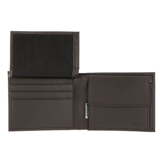 oxmox Leather Cartera Bloqueo RFID Piel natural 10 cm