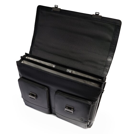 Piquadro Philip Maletín Mensajero Piel 42 cm Compartimento para el portátil