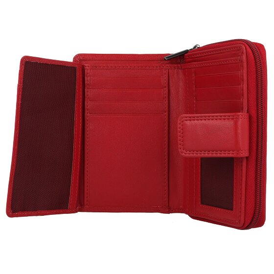 mano Billetera de cuero Donna Giulia 9 cm