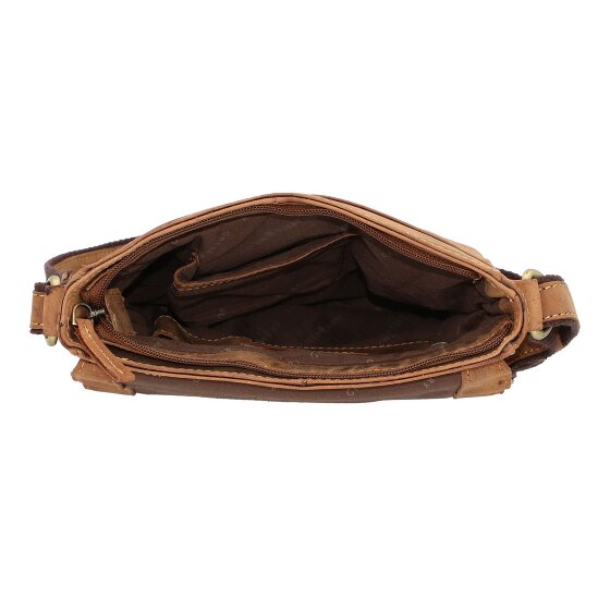 Greenburry Bolsa de hombro vintage de cuero de 23 cm