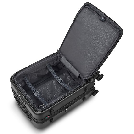 Roncato Trolley de cabina Florence de 4 ruedas y 55 cm con compartimento plegable para portátil