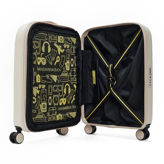 Mandarina Duck Logoduck + 4 ruedas Trolley de cabina S 55 cm