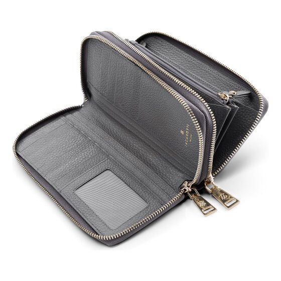 Lazarotti Billetero Bologna Piel XL Doble Cremallera RFID 20 cm