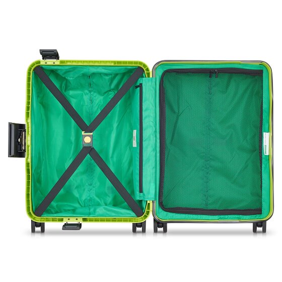 Delsey Paris x United Colors of Benetton Color Block Hardside Trolley de cabina de 4 ruedas 55 cm