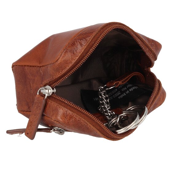 mano Estuche para llaves Donna Aurona de cuero RFID 10,5 cm