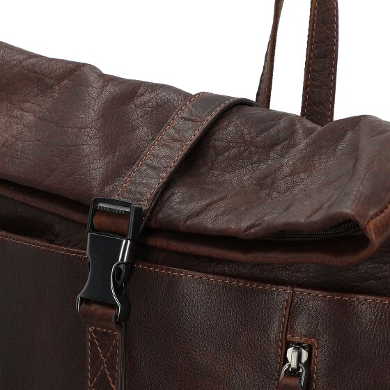 Jack Kinsky Porto Mochila de día Piel 43 cm Compartimento para el portátil