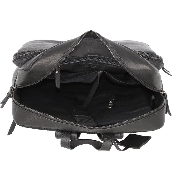 Burkely Mochila antigua Avery Piel 44 cm Compartimento para portátil