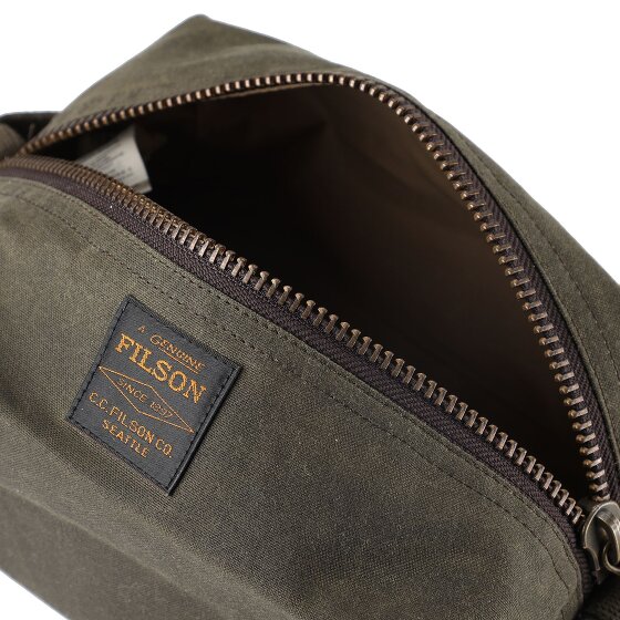Filson Tin Cloth Bolsa de aseo Piel 23 cm