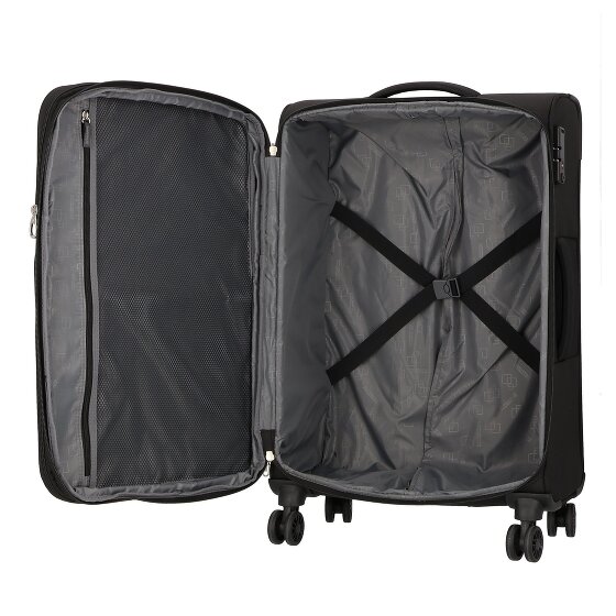 American Tourister Star Max 4 ruedas Juego de maletas 3 piezas con pliegue de expansión