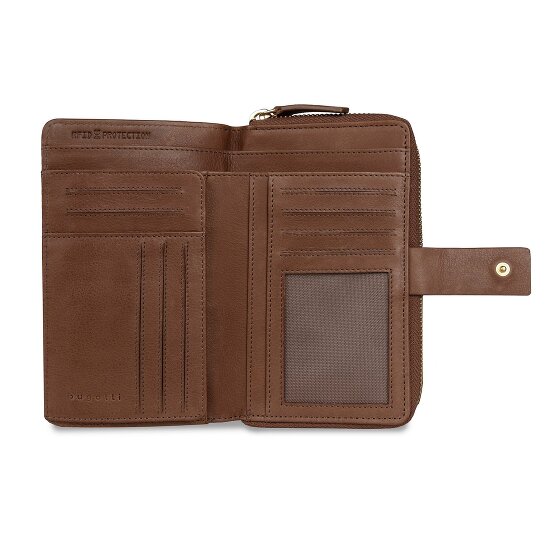 bugatti Noemi Cartera Protección RFID Piel 16 cm