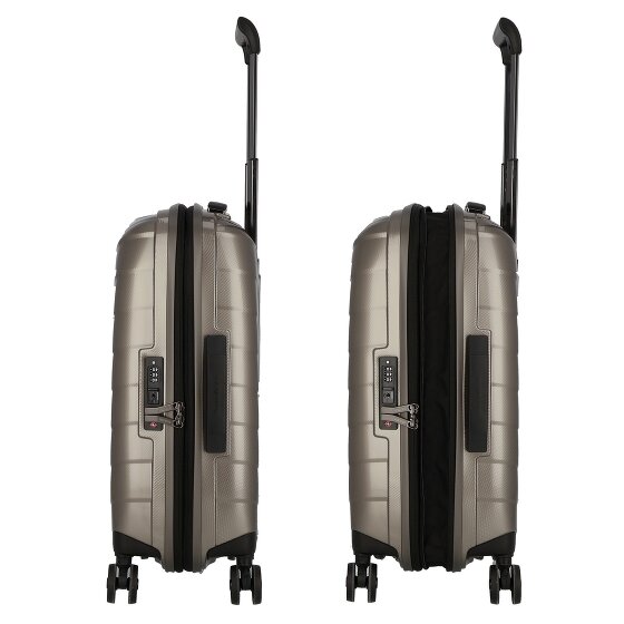 Samsonite Attrix 4 ruedas Carro de la cabina 55 cm con pliegue de expansión