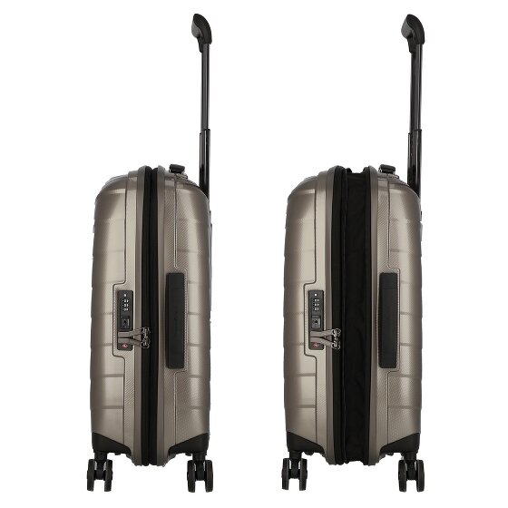 Samsonite Attrix 4 ruedas Carro de la cabina 55 cm con pliegue de expansión