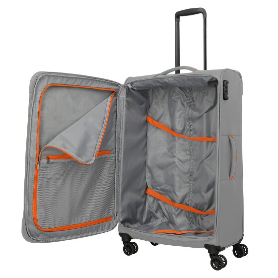 Travelite Umbria 4 ruedas Carrito L 77 cm con pliegue de expansión