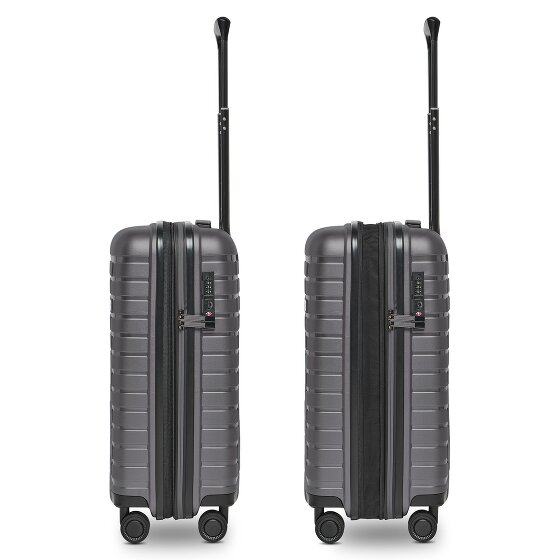 Pactastic Collection 04 THE CABIN + 4 ruedas Carro de la cabina S 55 cm con pliegue de expansión