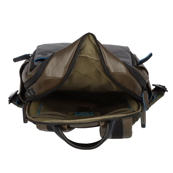 Piquadro Mochila Revamp Azul RFID Piel 39 cm Compartimento para portátil