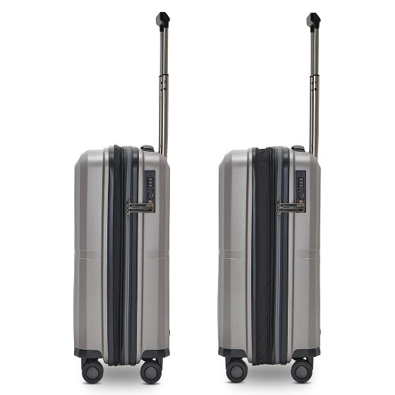 Pactastic Collection 01 4 ruedas Carro de la cabina S 55 cm con pliegue de expansión