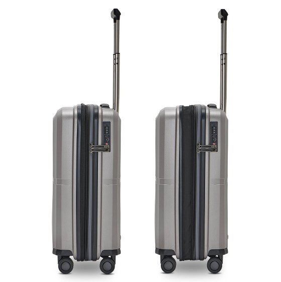 Pactastic Collection 01 4 ruedas Carro de la cabina S 55 cm con pliegue de expansión