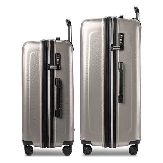 Redolz Essentials 14 4 ruedas Set de maletas 2 piezas Con fuelle expandible