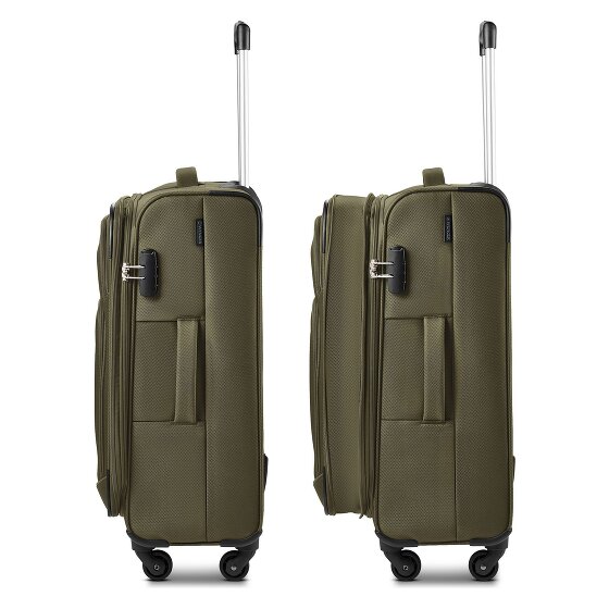 Wenger Beaumont 4 ruedas Carrito M 67 cm con pliegue de expansión
