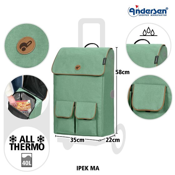 Andersen Shopper Royal Shopper Ipek Ma Carro de la compra 58 cm