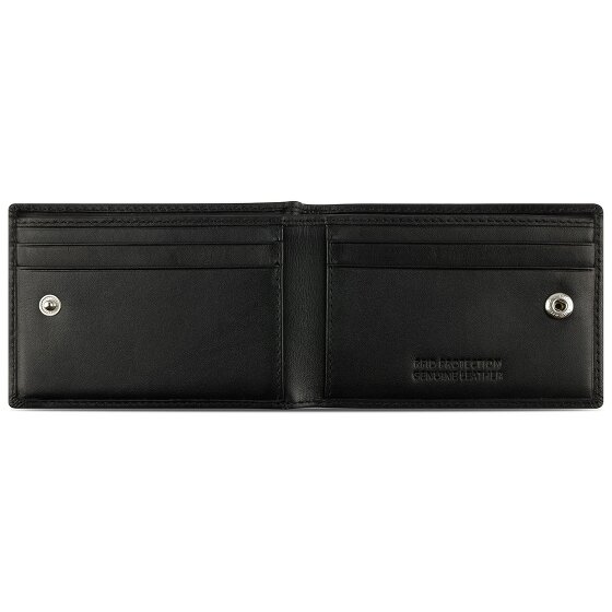 bugatti Super Slim Cartera Protección RFID Piel 10 cm