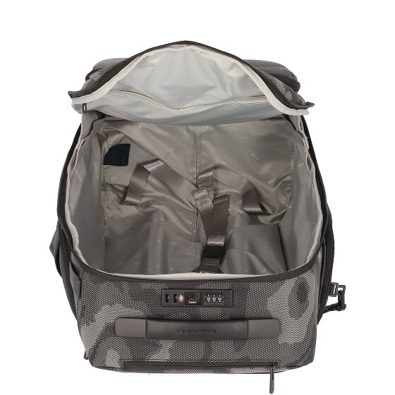 Piquadro Mochila Trolley Brief de 2 ruedas Compartimento para portátil de 53 cm