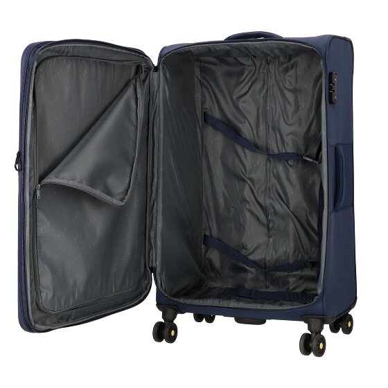 d&n Travel Line 9704 4 ruedas Trolley L 78 cm Con fuelle expandible