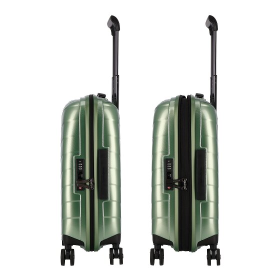 Samsonite Attrix 4 ruedas Carro de la cabina 55 cm con pliegue de expansión