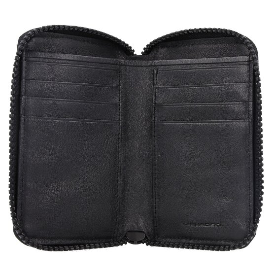 Piquadro Cartera de cuero Harper 9 cm