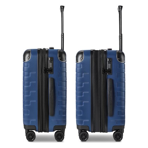 Tonino Lamborghini Milano 4 ruedas Trolley de cabina S 54 cm Con fuelle expandible