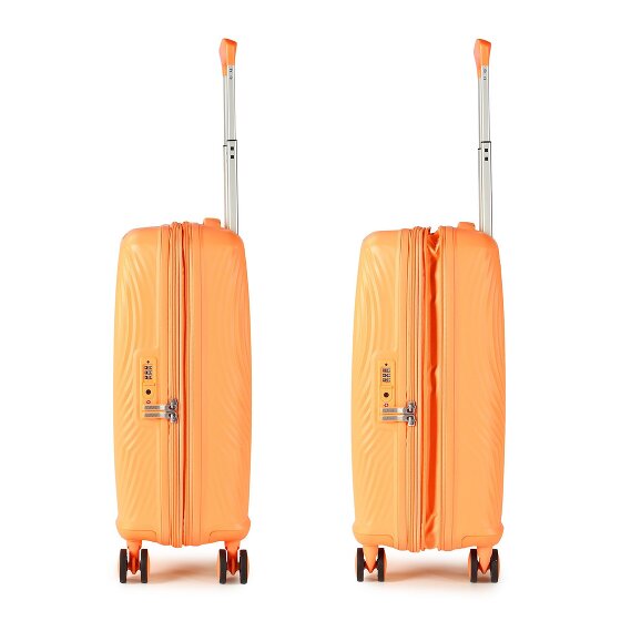 American Tourister Mickey Magic 4 ruedas Carro de la cabina 55 cm con pliegue de expansión