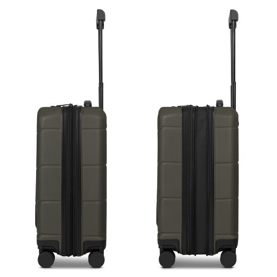 Police London 4 ruedas Trolley de cabina 55 cm Compartimento para laptop Con fuelle expandible