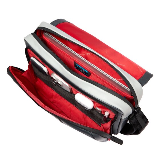 Piquadro Urban Mensajero Protección RFID Piel 35 cm Compartimento para el portátil