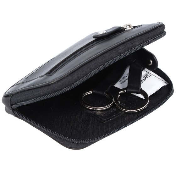 Samsonite Estuche para llaves Attack 2 de cuero de 13 cm