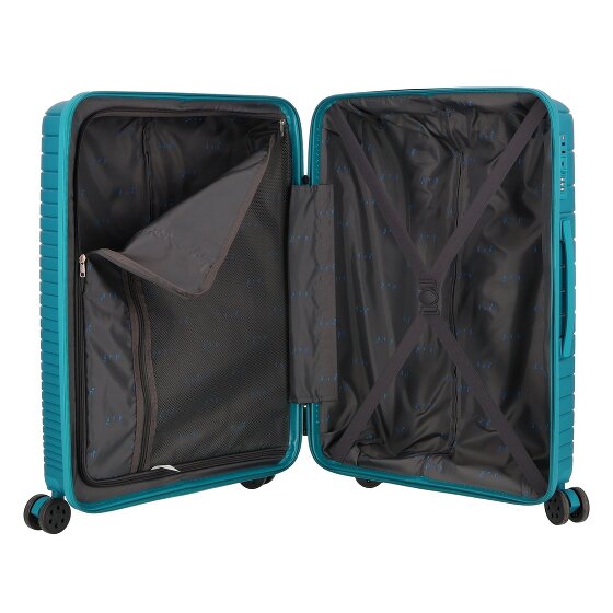 d&n Travel Line 4600 4 ruedas Juego de maletas 3 piezas