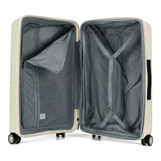 d&n Travel Line 4700 4 ruedas Juego de maletas 3 piezas con pliegue de expansión