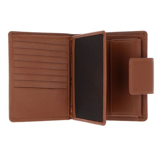 Golden Head Polo Billetera de cuero RFID 11 cm
