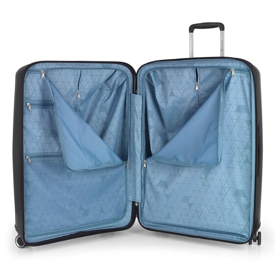 Gabol Queens 4 ruedas Juego de maletas 2 piezas con pliegue de expansión