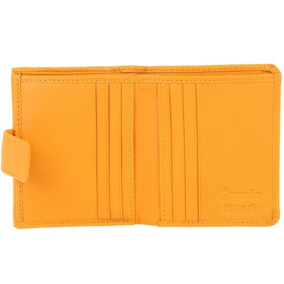 Esquire Billetera de cuero RFID Perú 10 cm