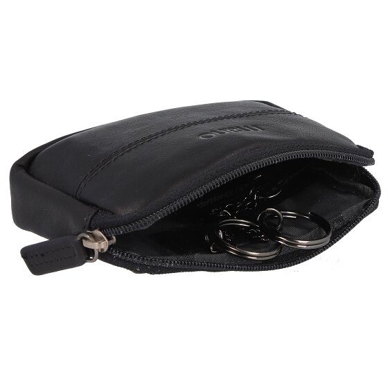 mano Estuche para llaves Don Romeo de cuero 11,5 cm