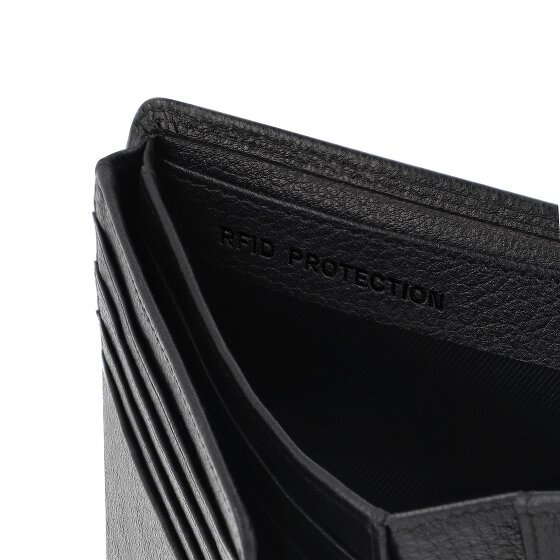 Redolz Cartera de piel Essentials QF RFID 12 cm desplegable